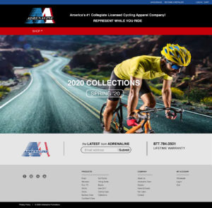 Web Design Sports and Active Apparel
