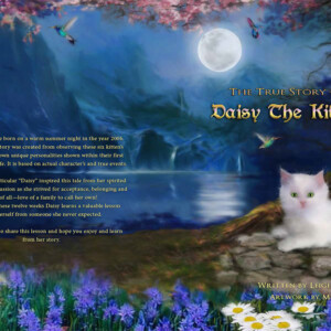 Illustration For Children's Book Cover Daisy-Book-cover-illustration