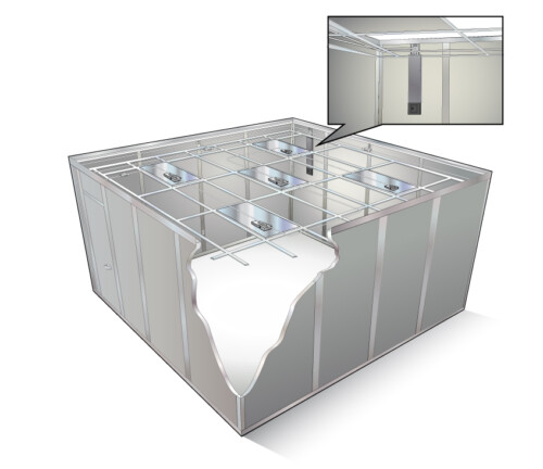 technical illustration building